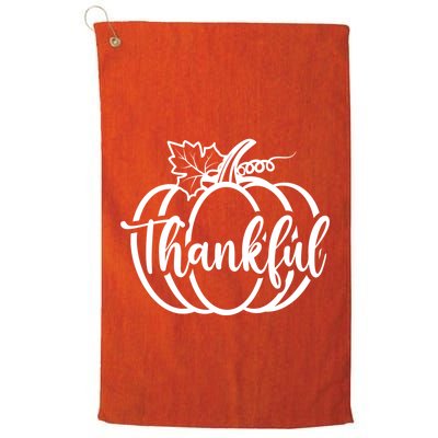 Thankful Pumpkin Cute Cozy Golf Towel