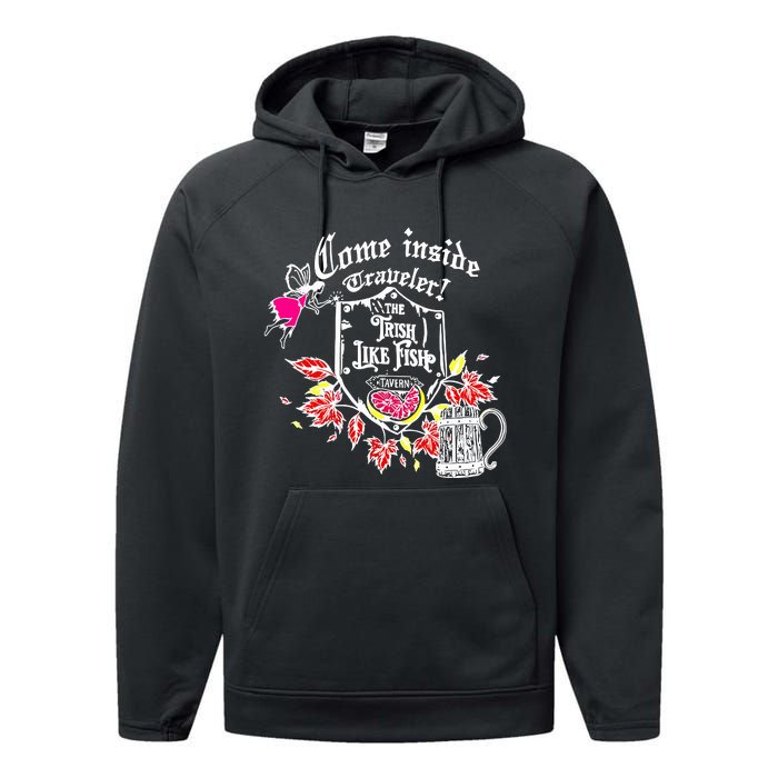 Trisha Paytas Come Inside Traveler The Trish Like Fish Tavern Performance Fleece Hoodie