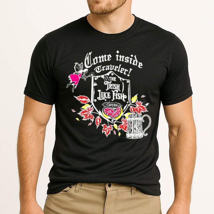 Trisha Paytas Come Inside Traveler The Trish Like Fish Tavern Cooling Performance Crew T-Shirt