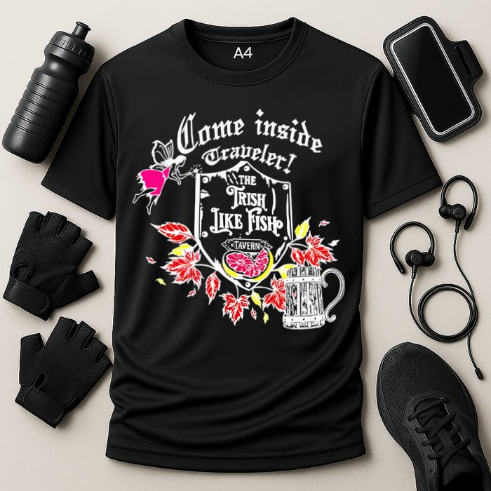 Trisha Paytas Come Inside Traveler The Trish Like Fish Tavern Cooling Performance Crew T-Shirt