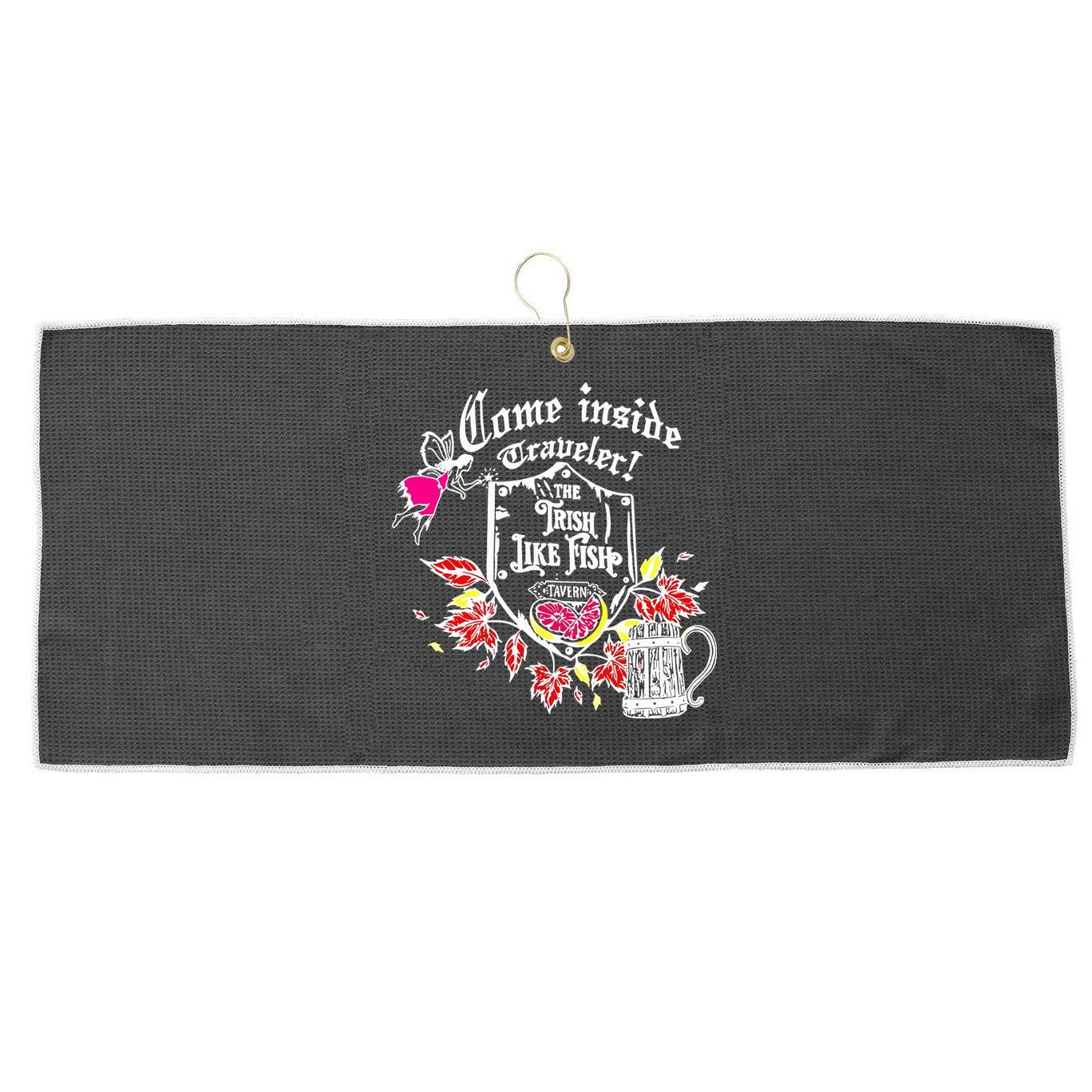 Trisha Paytas Come Inside Traveler The Trish Like Fish Tavern Large Microfiber Waffle Golf Towel