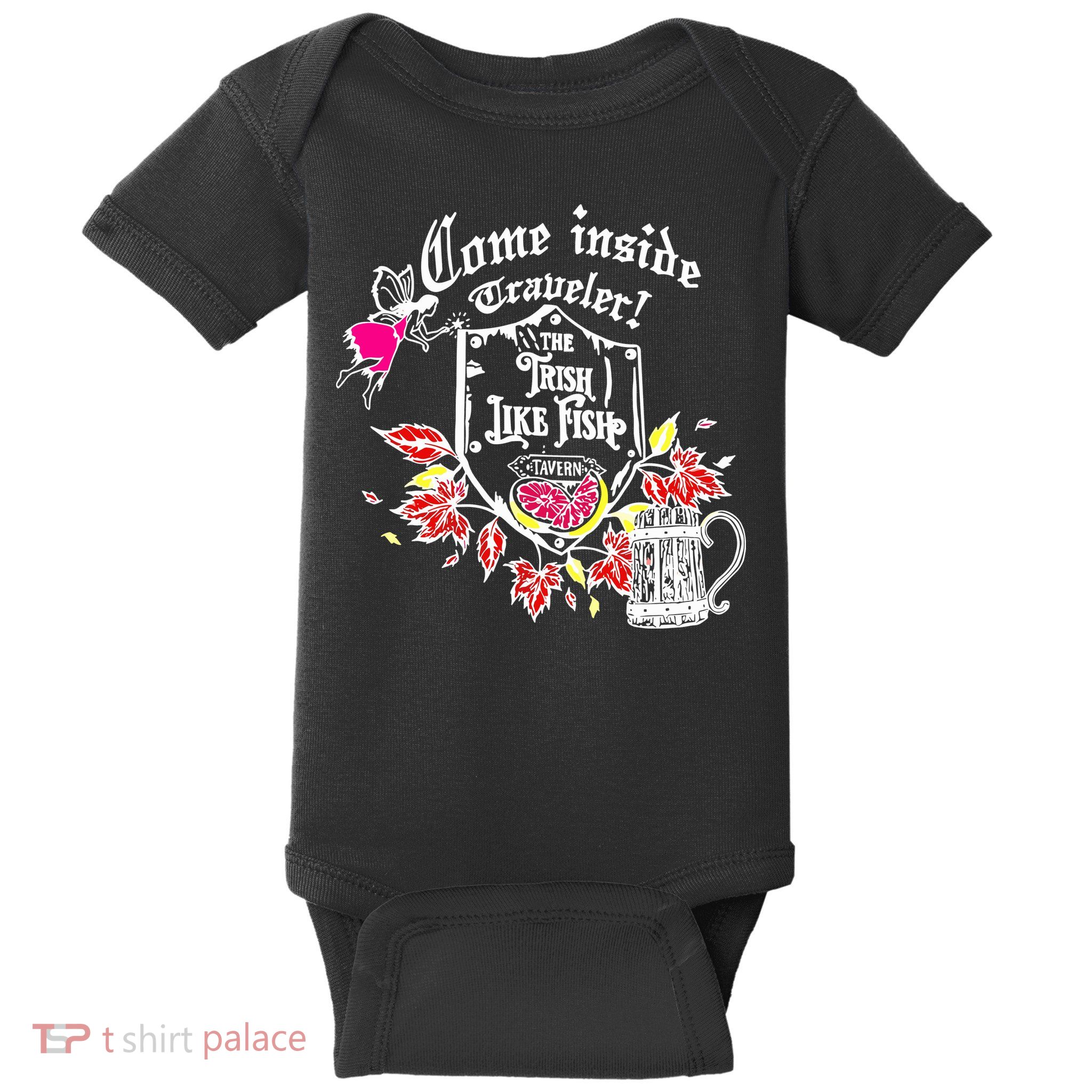 Trisha Paytas Come Inside Traveler The Trish Like Fish Tavern Baby Bodysuit