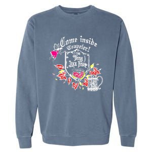 Trisha Paytas Come Inside Traveler The Trish Like Fish Tavern Garment-Dyed Sweatshirt