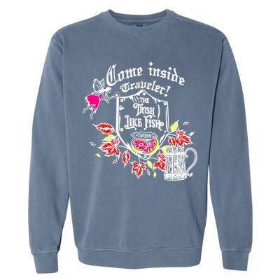 Trisha Paytas Come Inside Traveler The Trish Like Fish Tavern Garment-Dyed Sweatshirt