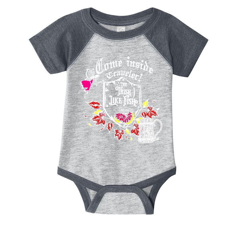 Trisha Paytas Come Inside Traveler The Trish Like Fish Tavern Infant Baby Jersey Bodysuit