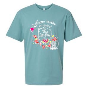 Trisha Paytas Come Inside Traveler The Trish Like Fish Tavern Sueded Cloud Jersey T-Shirt