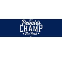 The Peoples Champ The Roc.K Bumper Sticker