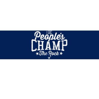 The Peoples Champ The Roc.K Bumper Sticker