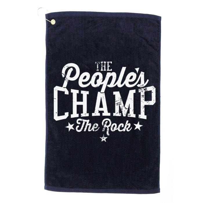 The Peoples Champ The Roc.K Platinum Collection Golf Towel