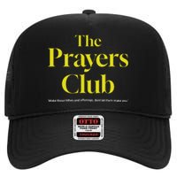 The Prayers Club High Crown Mesh Back Trucker Hat