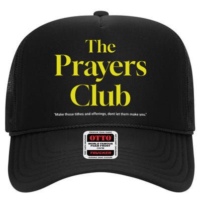 The Prayers Club High Crown Mesh Back Trucker Hat