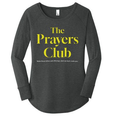 The Prayers Club Women's Perfect Tri Tunic Long Sleeve Shirt