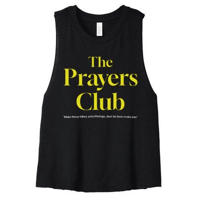 The Prayers Club Women's Racerback Cropped Tank