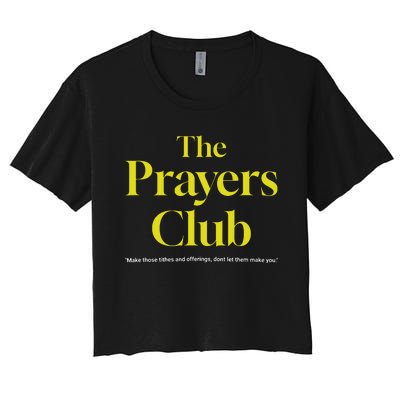 The Prayers Club Women's Crop Top Tee