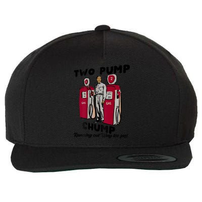 Two Pump Chump Running Out Way Too Fast Wool Snapback Cap
