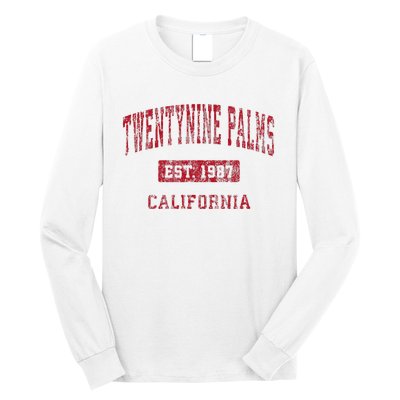 Twentynine Palms California Ca Vintage Long Sleeve Shirt