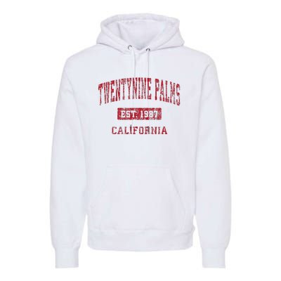 Twentynine Palms California Ca Vintage Premium Hoodie