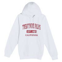 Twentynine Palms California Ca Vintage Premium Pullover Hoodie