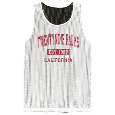 Twentynine Palms California Ca Vintage Mesh Reversible Basketball Jersey Tank