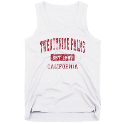 Twentynine Palms California Ca Vintage Tank Top