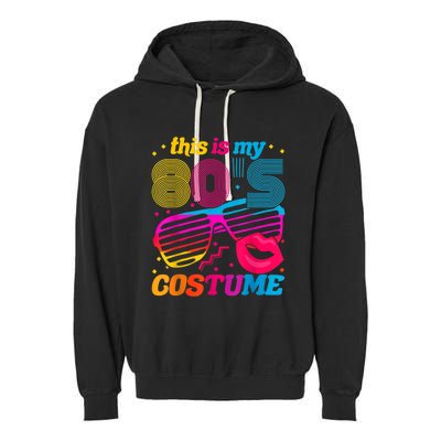 Theme Party Costume 80s Garment-Dyed Fleece Hoodie