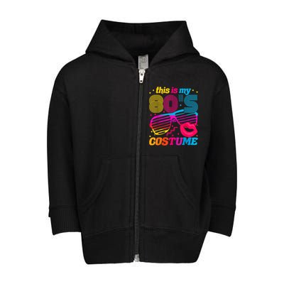 Theme Party Costume 80s Toddler Zip Fleece Hoodie