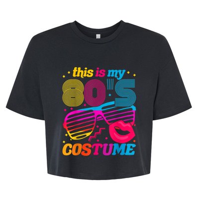 Theme Party Costume 80s Bella+Canvas Jersey Crop Tee