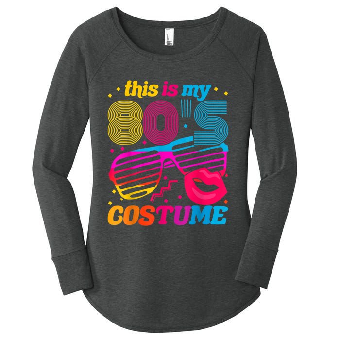 Theme Party Costume 80s Women's Perfect Tri Tunic Long Sleeve Shirt