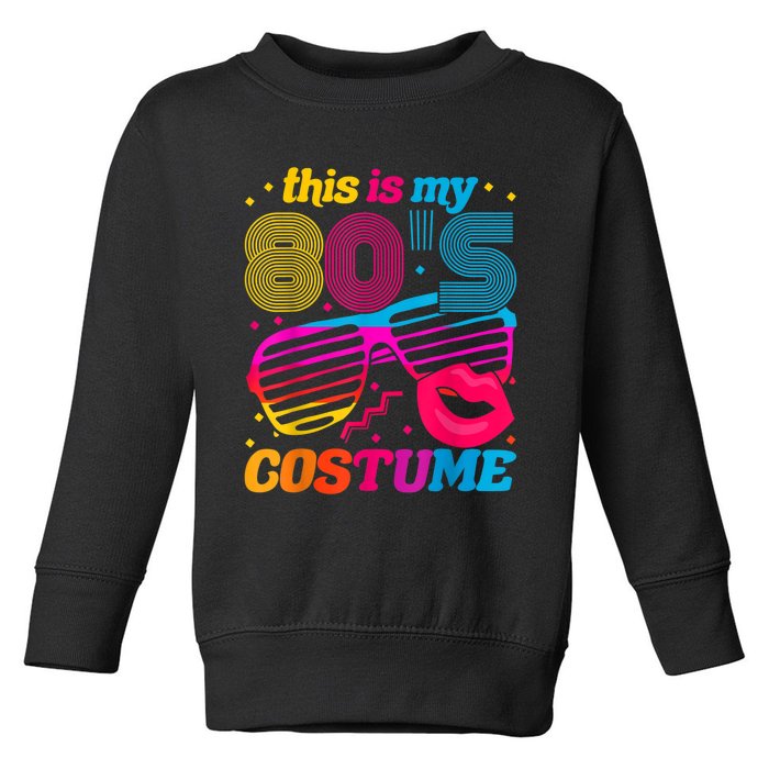 Theme Party Costume 80s Toddler Sweatshirt