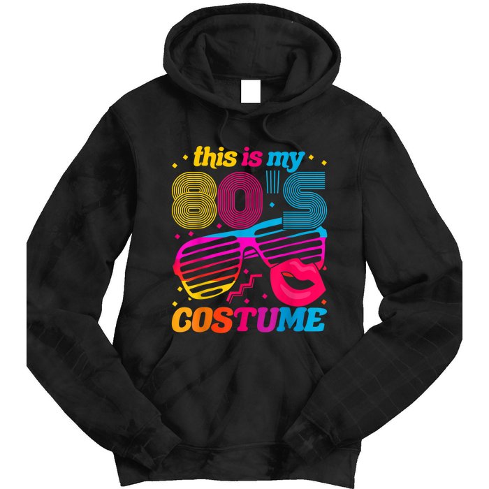 Theme Party Costume 80s Tie Dye Hoodie