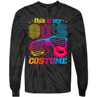 Theme Party Costume 80s Tie-Dye Long Sleeve Shirt