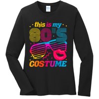 Theme Party Costume 80s Ladies Long Sleeve Shirt