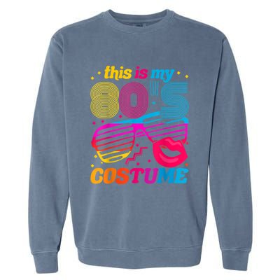 Theme Party Costume 80s Garment-Dyed Sweatshirt