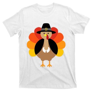 Turkey Pilgrim Cute Thanksgiving T-Shirt