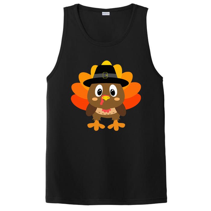 Turkey Pilgrim Costume Thanksgiving PosiCharge Competitor Tank