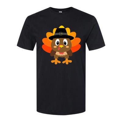 Turkey Pilgrim Costume Thanksgiving Softstyle® CVC T-Shirt