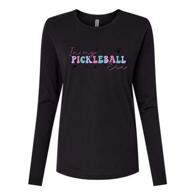 Trendy Pickleball Coach With Saying In My Pickleball Era Funny Gift Womens Cotton Relaxed Long Sleeve T-Shirt