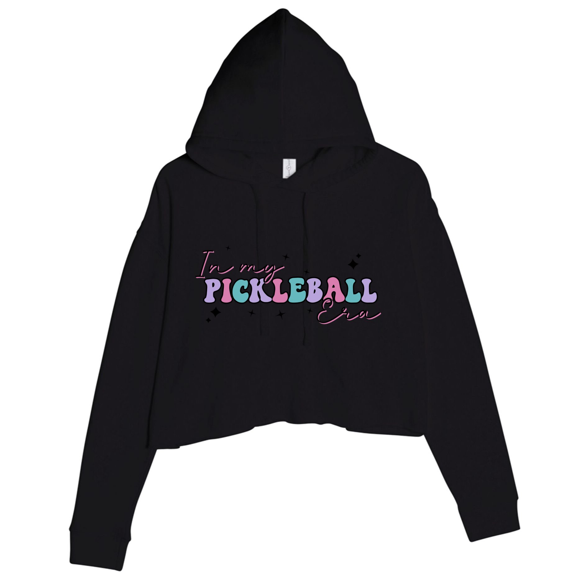 Trendy Pickleball Coach With Saying In My Pickleball Era Funny Gift Crop Fleece Hoodie