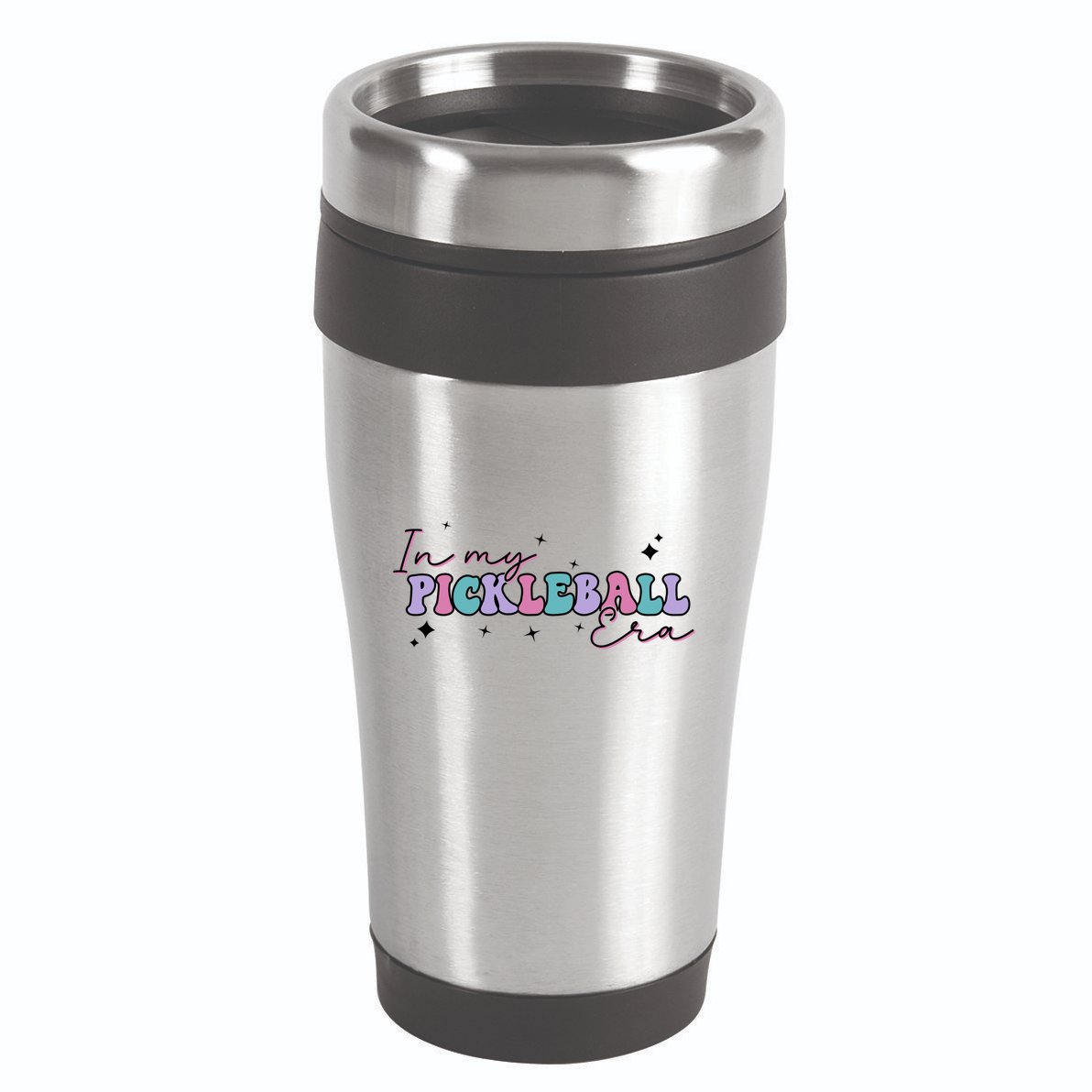 Trendy Pickleball Coach With Saying In My Pickleball Era Funny Gift 16oz Travel Tumbler