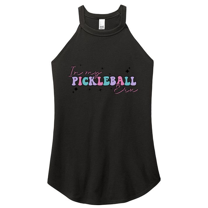 Trendy Pickleball Coach With Saying In My Pickleball Era Funny Gift Women's Perfect Tri Rocker Tank