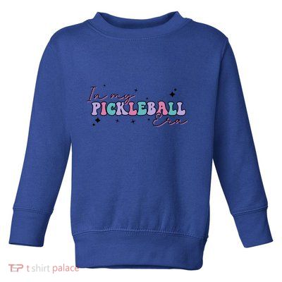 Trendy Pickleball Coach With Saying In My Pickleball Era Funny Gift Toddler Sweatshirt