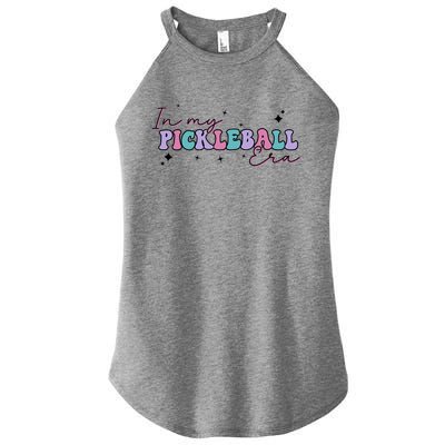 Trendy Pickleball Coach With Saying In My Pickleball Era Funny Gift Women's Perfect Tri Rocker Tank