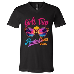 Trip Punta Cana 2025 Matching Summer Vacation Women V-Neck T-Shirt