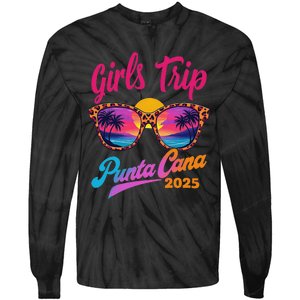 Trip Punta Cana 2025 Matching Summer Vacation Women Tie-Dye Long Sleeve Shirt