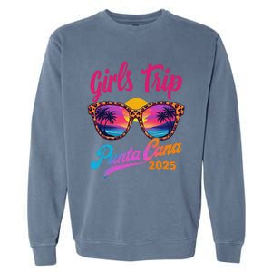 Trip Punta Cana 2025 Matching Summer Vacation Women Garment-Dyed Sweatshirt