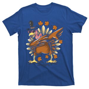 Thanksgiving Pilgrim Costume Cool Turkey Dabbing Meaningful Gift T-Shirt