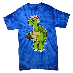 Turtle Photographer Camera Gift Tie-Dye T-Shirt