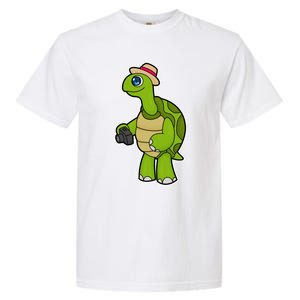 Turtle Photographer Camera Gift Garment-Dyed Heavyweight T-Shirt