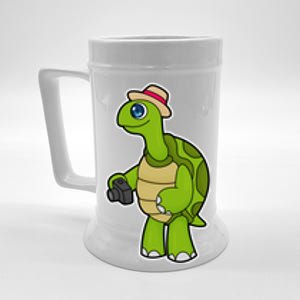 Turtle Photographer Camera Gift Beer Stein