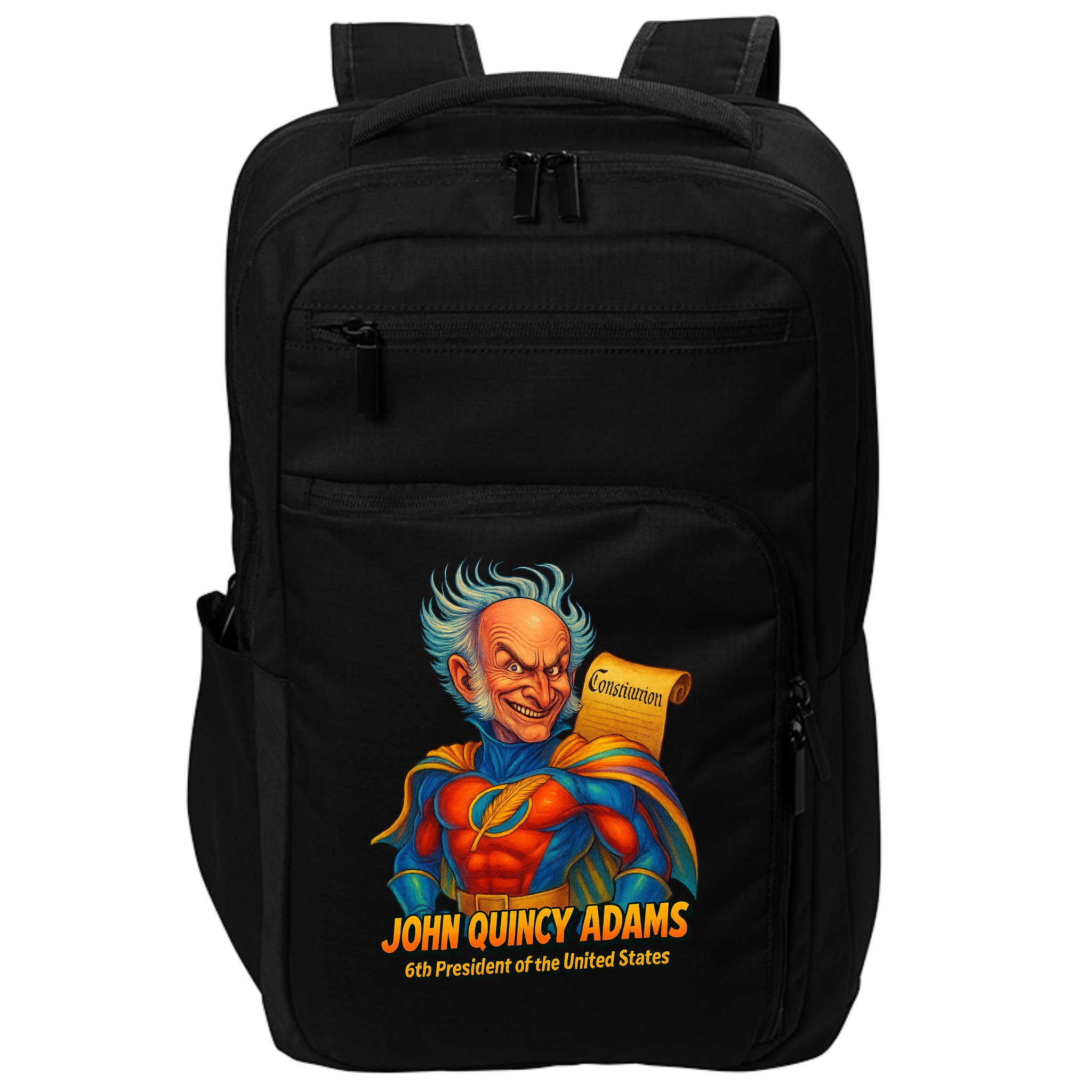 The Presidential Chronicles John Quincy Adams Impact Tech Backpack